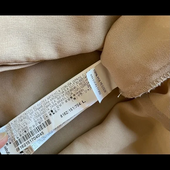 Zara Ruffled Embroidered Button -down Top - Picture 8 of 8